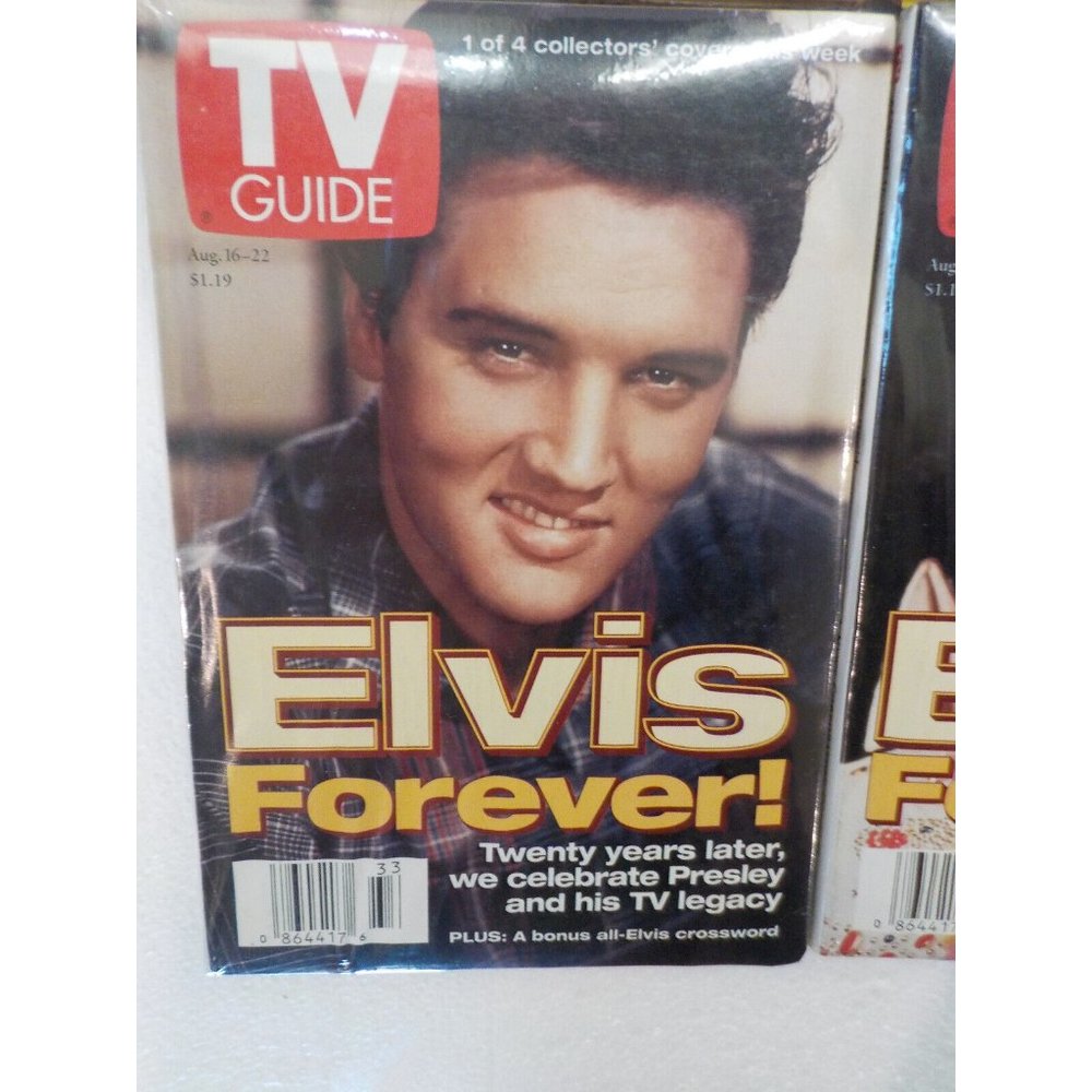 ELVIS PRESLEY Aug 16-22, 1997 TV GUIDE Collector Editions Complete Set of 4 - Picture 4 of 7